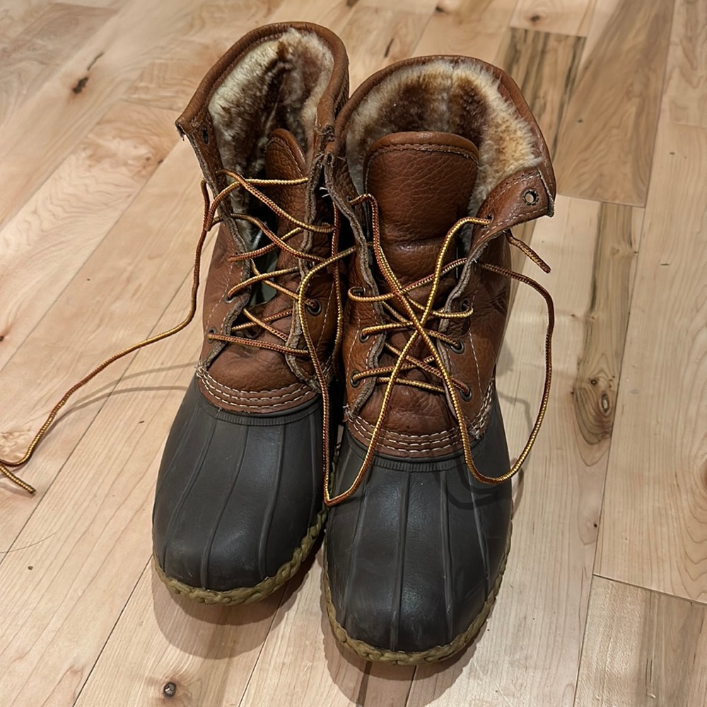 LL Bean Boots. Like new. Just too big. Fit like a 10.5/11